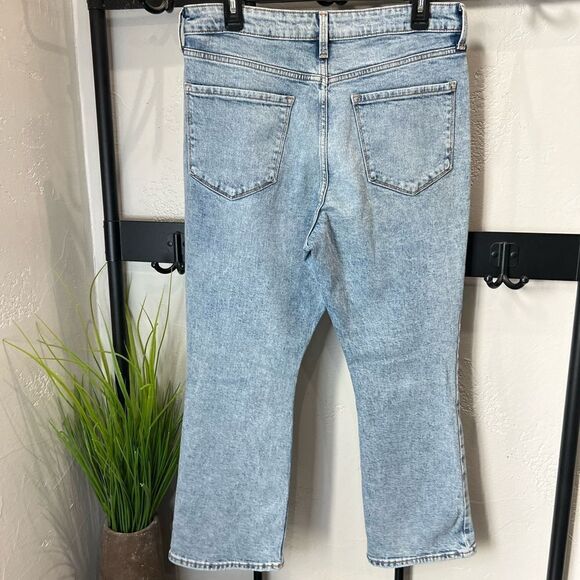 Old Navy flare ankle high rise jeans size 12 - Picture 3 of 14